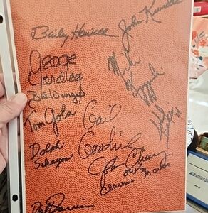 NBA Brown Picture Frame with Autographed Design